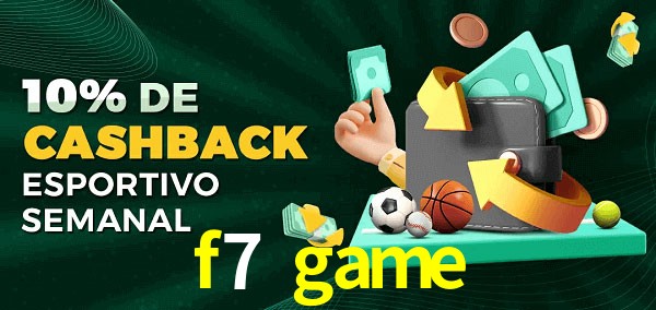 10% de bônus de cashback na f7 game